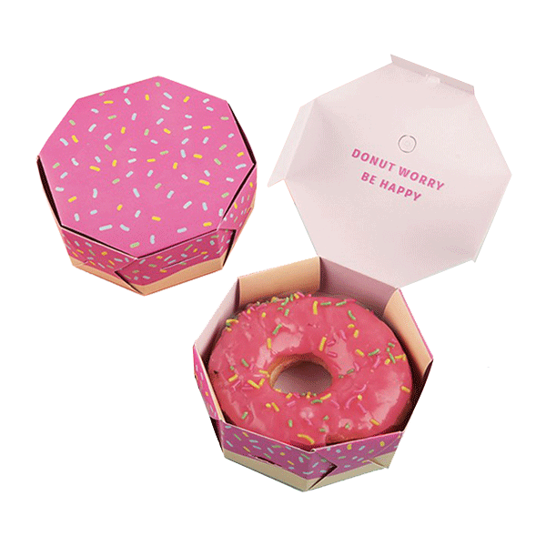 Donut Boxes Wholesale Donut Packaging Boxes with Window Sire Printing